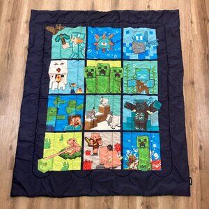 Minecraft 'Against Mobs' Reversible Comforter, Twin/Full